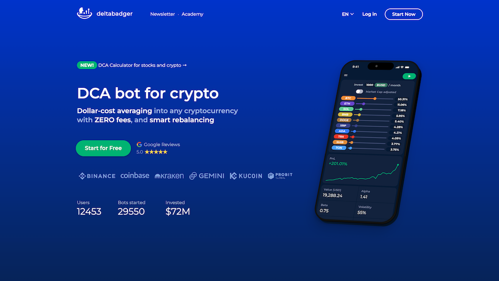 DCA bot for crypto